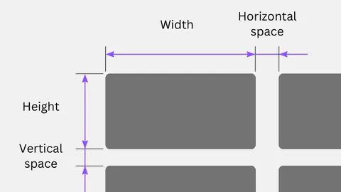 Set label width in Canva