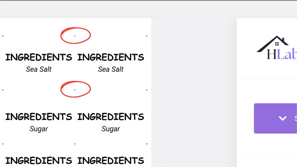 Enable cutting markers for labels in Google Docs
