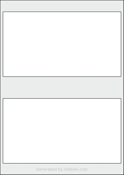 AALabels® AAAD02 Template AALabels® AAAD02 template with 2 rectangular 200 x 110 millimeter labels per sheet, on A4-size adhesive blank label sheets.