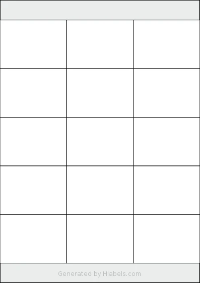Avery® 7051 template with 15 rectangular 70 x 51 millimeter labels per sheet, on A4-size adhesive blank label sheets.