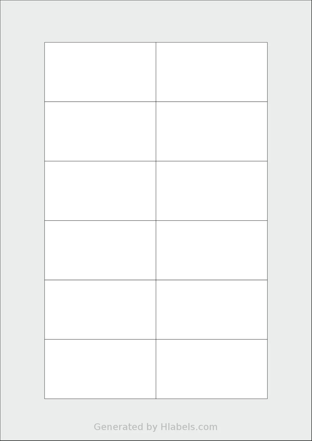 Durable® DU-8334 template with 12 rectangular 75 x 40 millimeter labels per sheet, on A4-size adhesive blank label sheets.