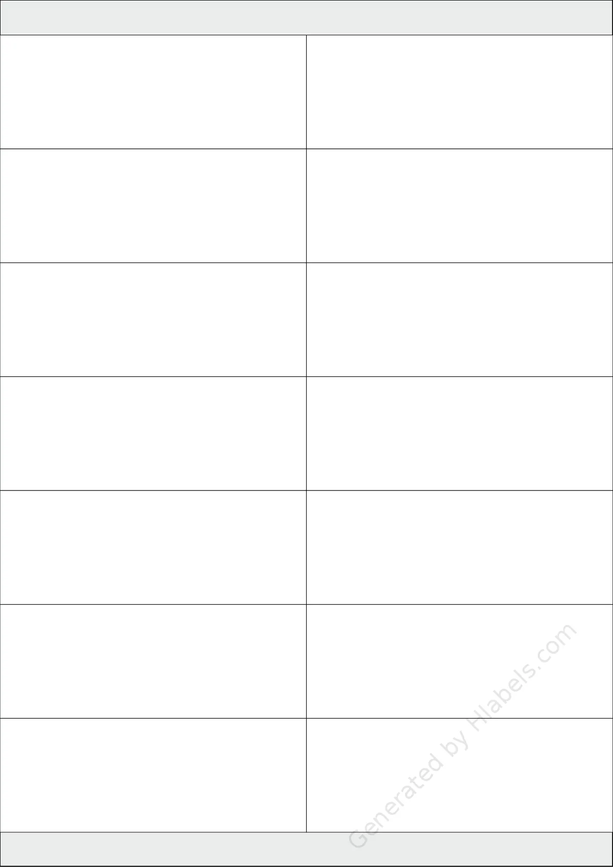 Etibox® 119755 template with 14 rectangular 105 x 39 millimeter labels per sheet, on A4-size adhesive blank label sheets.
