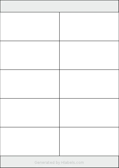 Herma® 4281 template with 10 rectangular 105 x 50.8 millimeter labels per sheet, on A4-size adhesive blank label sheets.