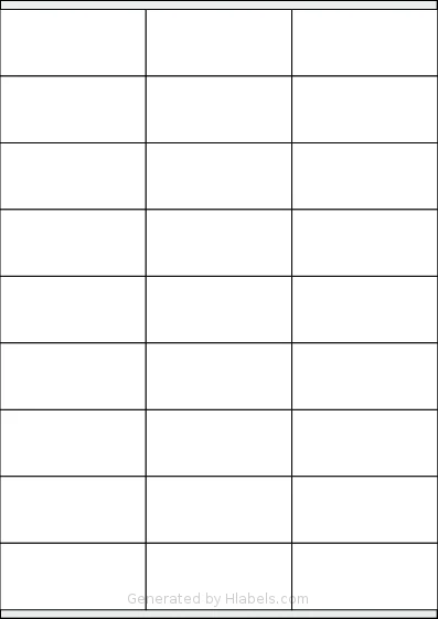 Herma® 4450 template with 27 rectangular 70 x 32 millimeter labels per sheet, on A4-size adhesive blank label sheets.