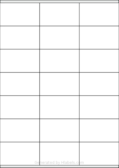 Herma® 4473 template with 21 rectangular 70 x 41 millimeter labels per sheet, on A4-size adhesive blank label sheets.