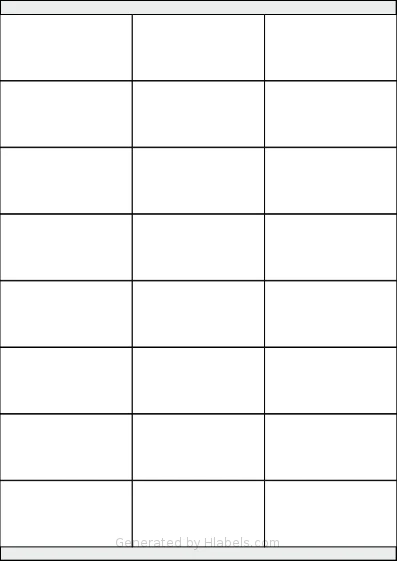 LabelLine® LL-40431 template with 24 rectangular 70 x 35 millimeter labels per sheet, on A4-size adhesive blank label sheets.