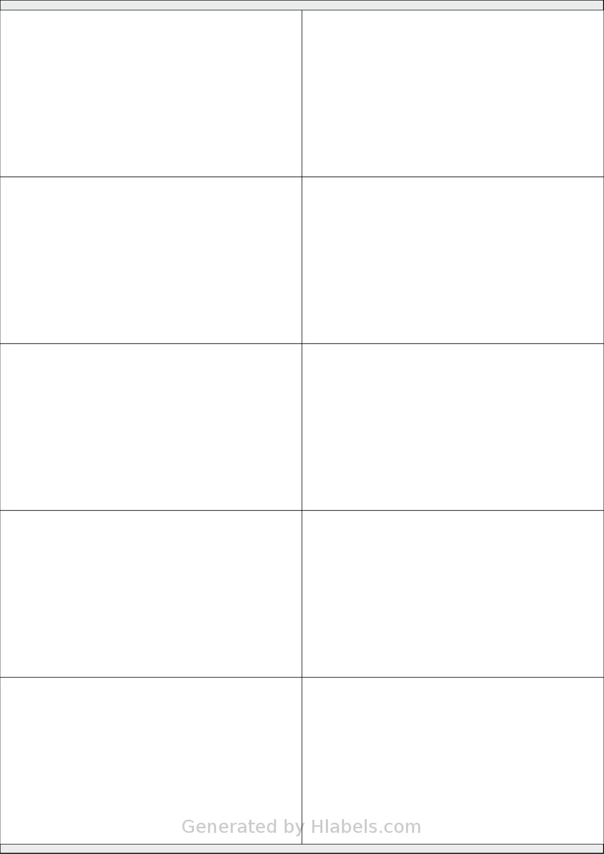 Labels4u® STW105058 template with 10 rectangular 105 x 58 millimeter labels per sheet, on A4-size adhesive blank label sheets.