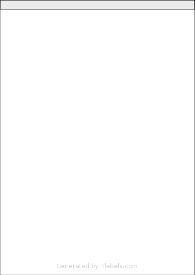 Labels4u® STW210287 template with 1 rectangular 210 x 287 millimeter labels per sheet, on A4-size adhesive blank label sheets.