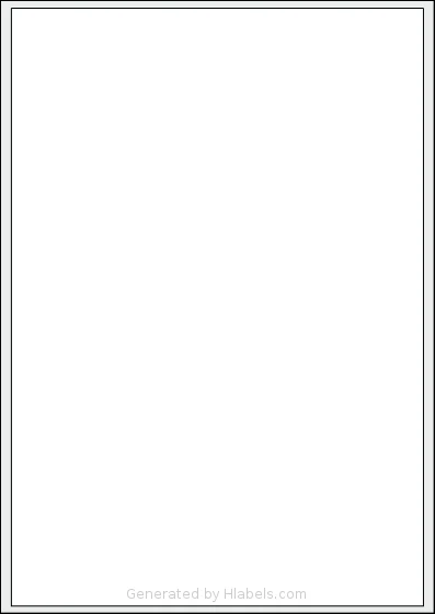 Megastar® LP4MS-199289 Template Megastar® LP4MS-199289 template with 1 rectangular 199 x 289 millimeter labels per sheet, on A4-size adhesive blank label sheets.