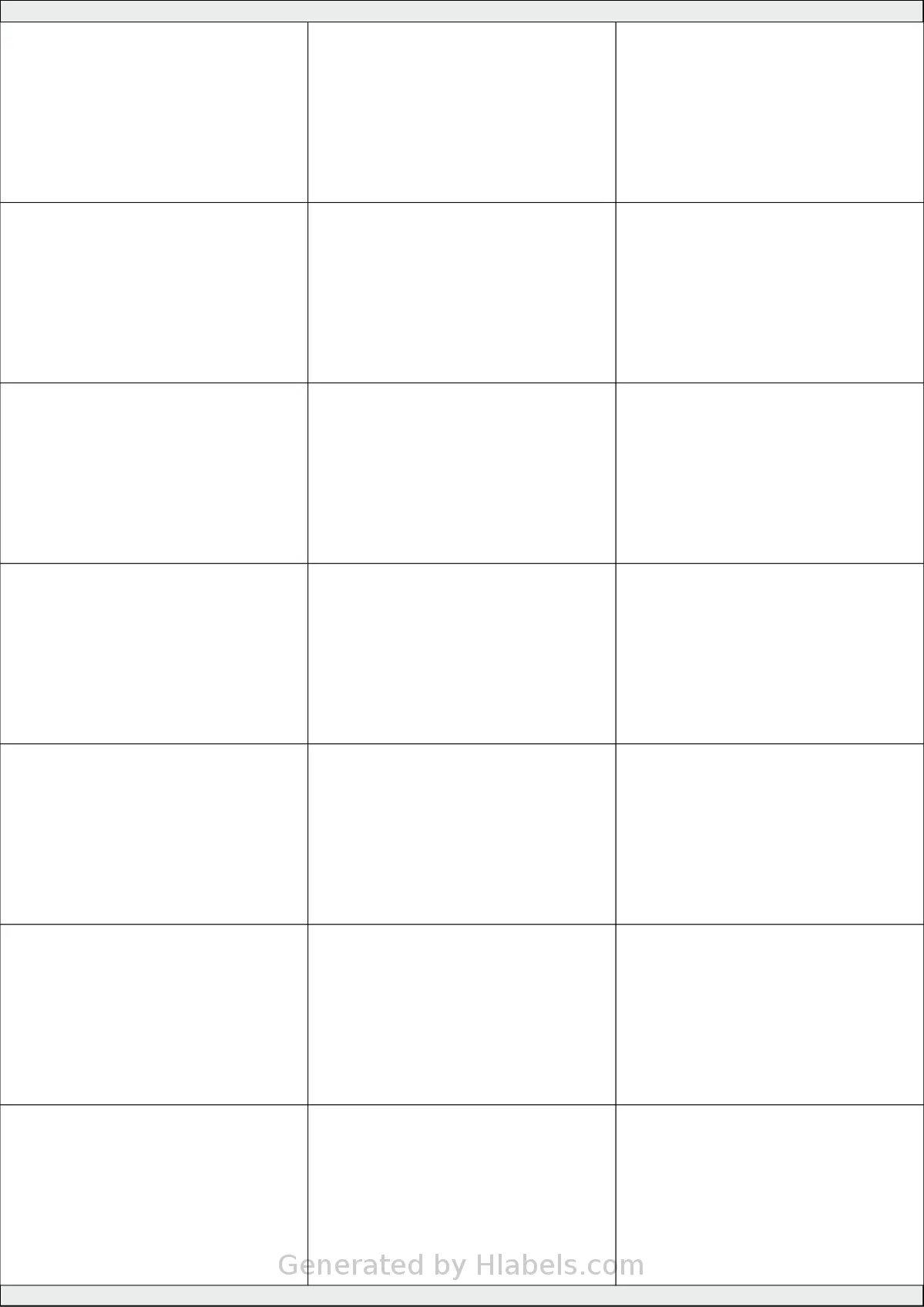 Megastar® LP4MS-7041 template with 21 rectangular 70 x 41 millimeter labels per sheet, on A4-size adhesive blank label sheets.