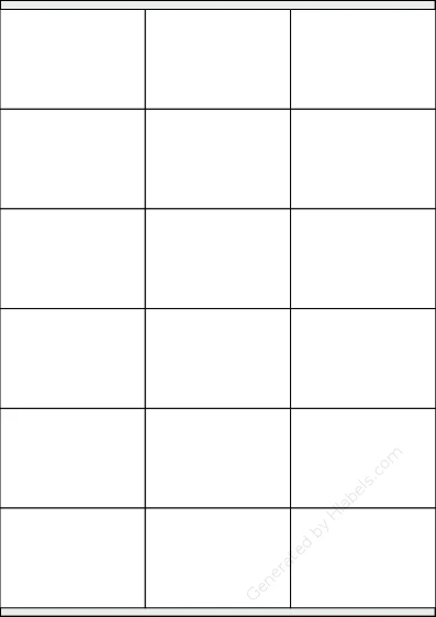 NikOffice® 42NIKO44 template with 18 rectangular 70 x 48 millimeter labels per sheet, on A4-size adhesive blank label sheets.