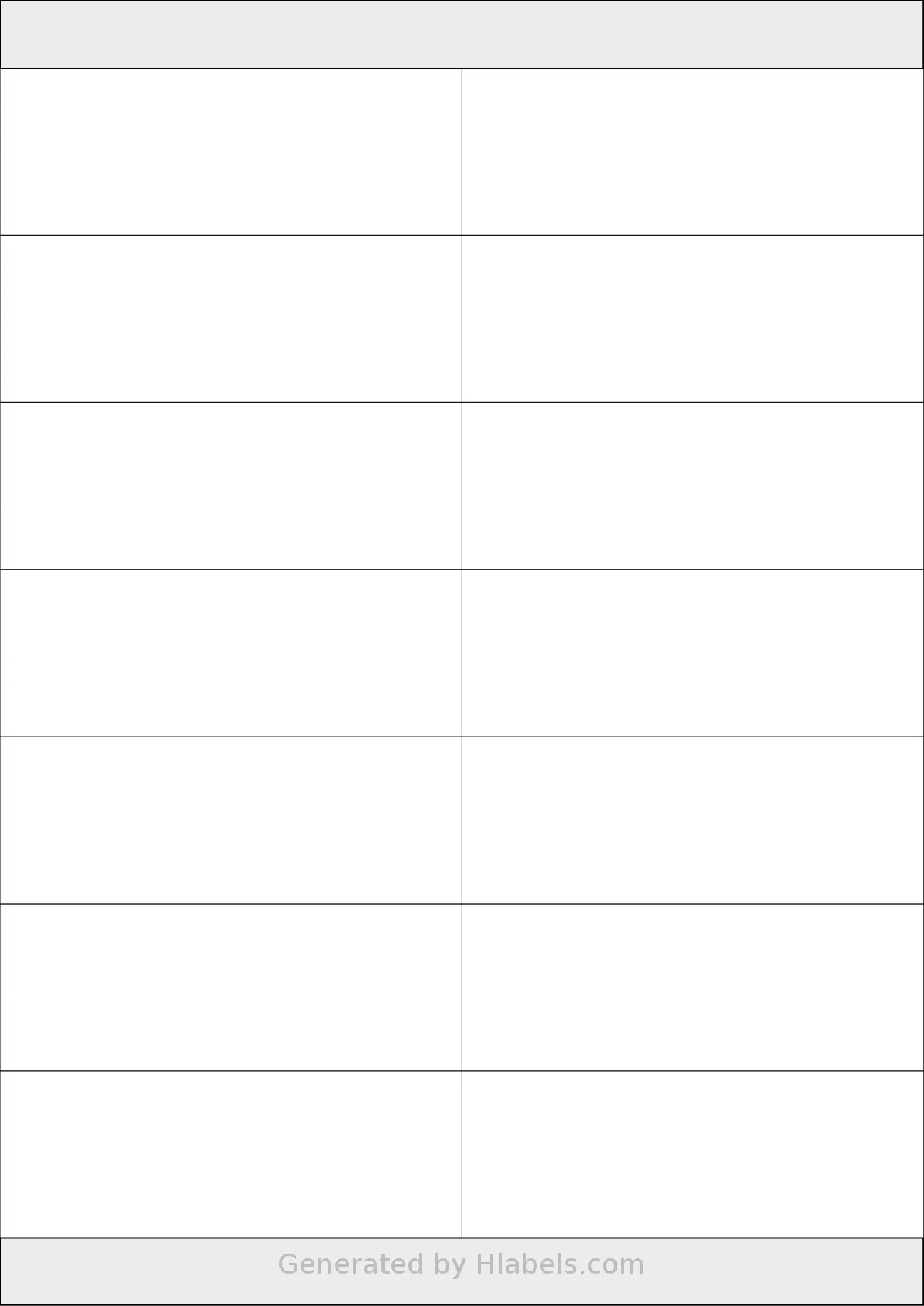 OfficeGear® 14UP template with 14 rectangular 105 x 38 millimeter labels per sheet, on A4-size adhesive blank label sheets.