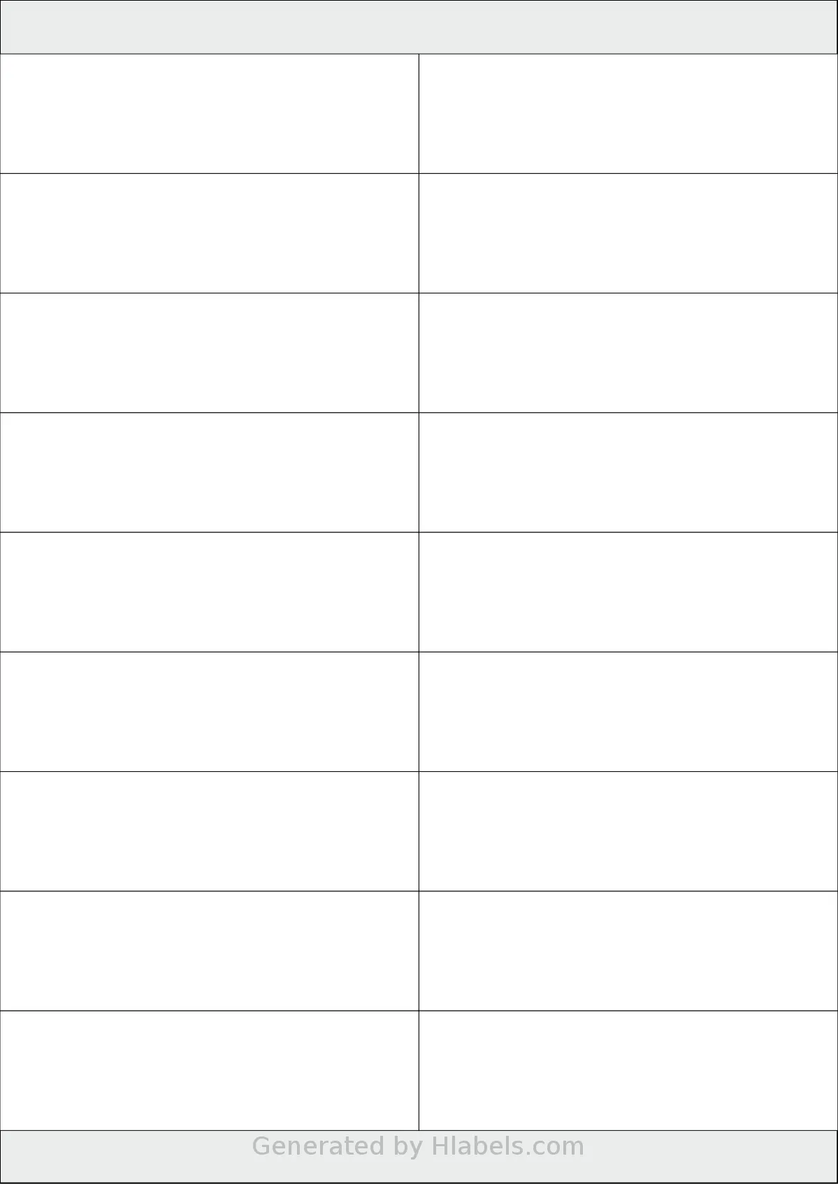 OfficeGear® 18UP template with 18 rectangular 105 x 30 millimeter labels per sheet, on A4-size adhesive blank label sheets.