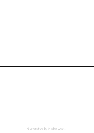 OnlineLabels® EU30003 Template OnlineLabels® EU30003 template with 2 rectangular 210 x 148.5 millimeter labels per sheet, on A4-size adhesive blank label sheets.