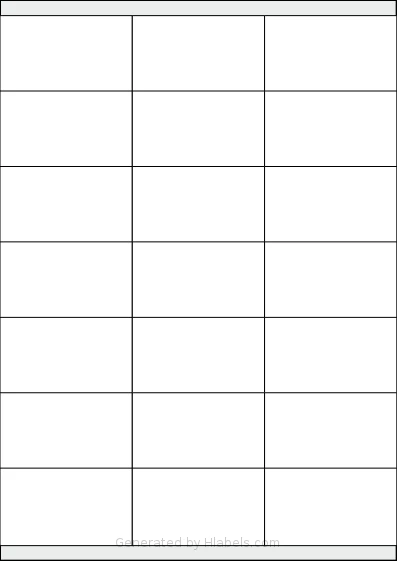 OnlineLabelsAU® CL24-1 template with 21 rectangular 70 x 41 millimeter labels per sheet, on A4-size adhesive blank label sheets.