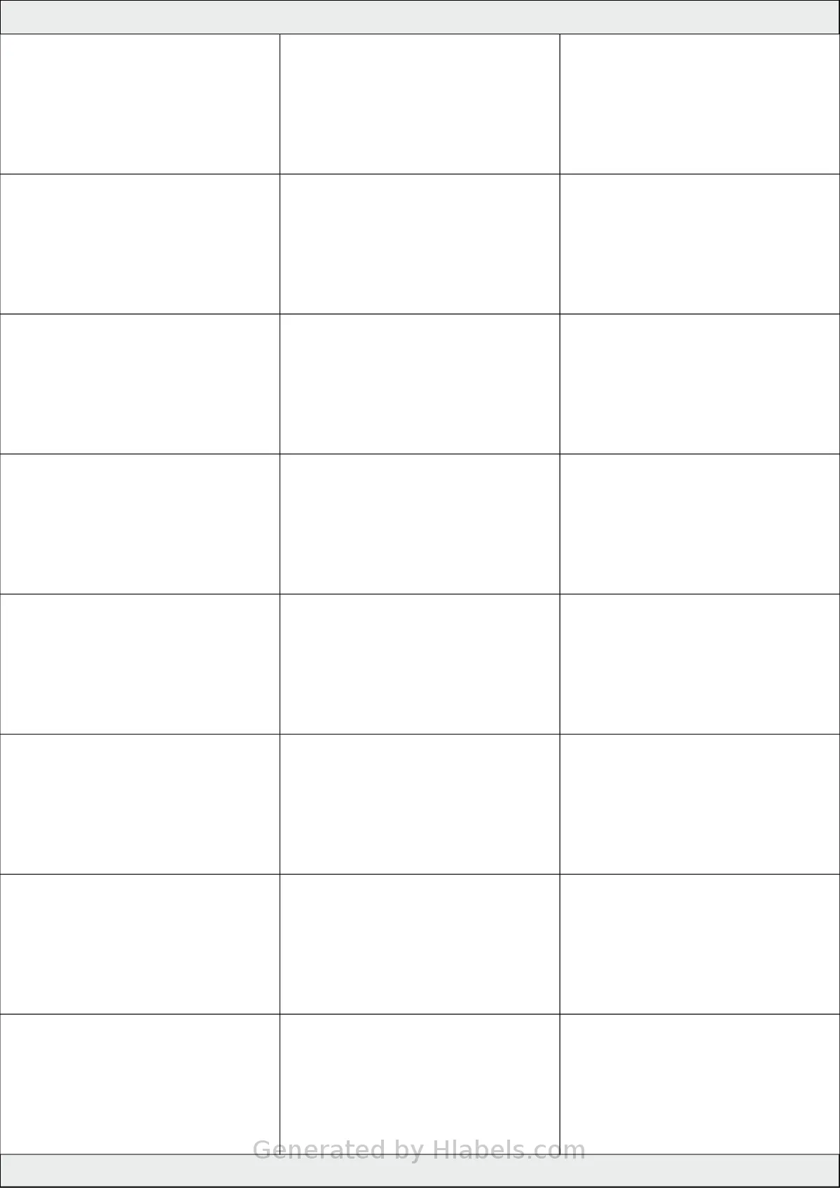 PlanetLabel® PL101680 template with 24 rectangular 70 x 35 millimeter labels per sheet, on A4-size adhesive blank label sheets.