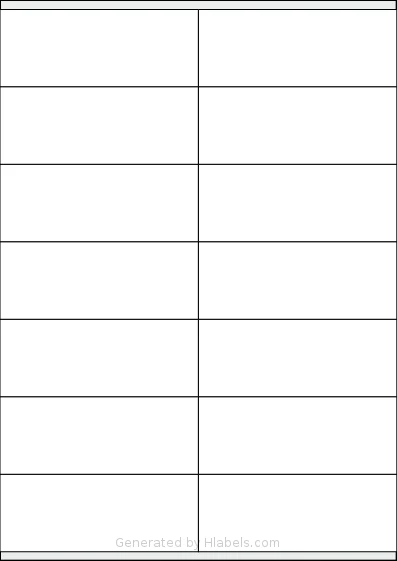 PlanetLabel® PL101830 template with 14 rectangular 105 x 41 millimeter labels per sheet, on A4-size adhesive blank label sheets.