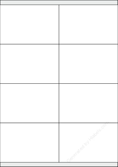 Printec® A0082 template with 8 rectangular 105 x 70 millimeter labels per sheet, on A4-size adhesive blank label sheets.