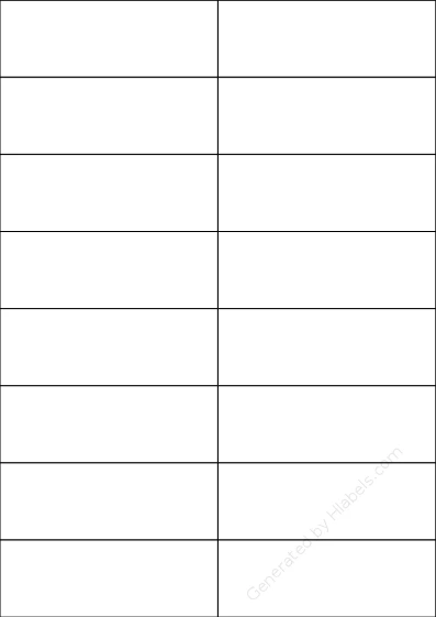 Printec® A0161 template with 16 rectangular 105 x 37.1 millimeter labels per sheet, on A4-size adhesive blank label sheets.