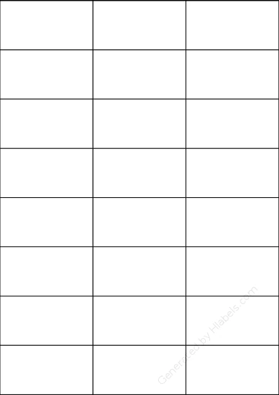 Printec® E0242B template with 24 rectangular 70 x 37 millimeter labels per sheet, on A4-size adhesive blank label sheets.