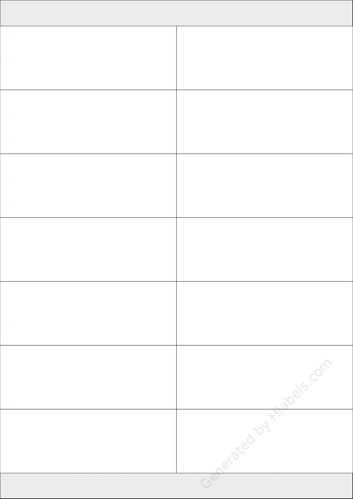 Sigel® LP783 template with 14 rectangular 105 x 38 millimeter labels per sheet, on A4-size adhesive blank label sheets.