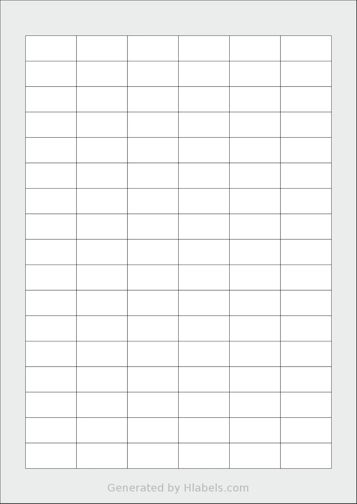 Sorex® 030015 template with 102 rectangular 30 x 15 millimeter labels per sheet, on A4-size adhesive blank label sheets.