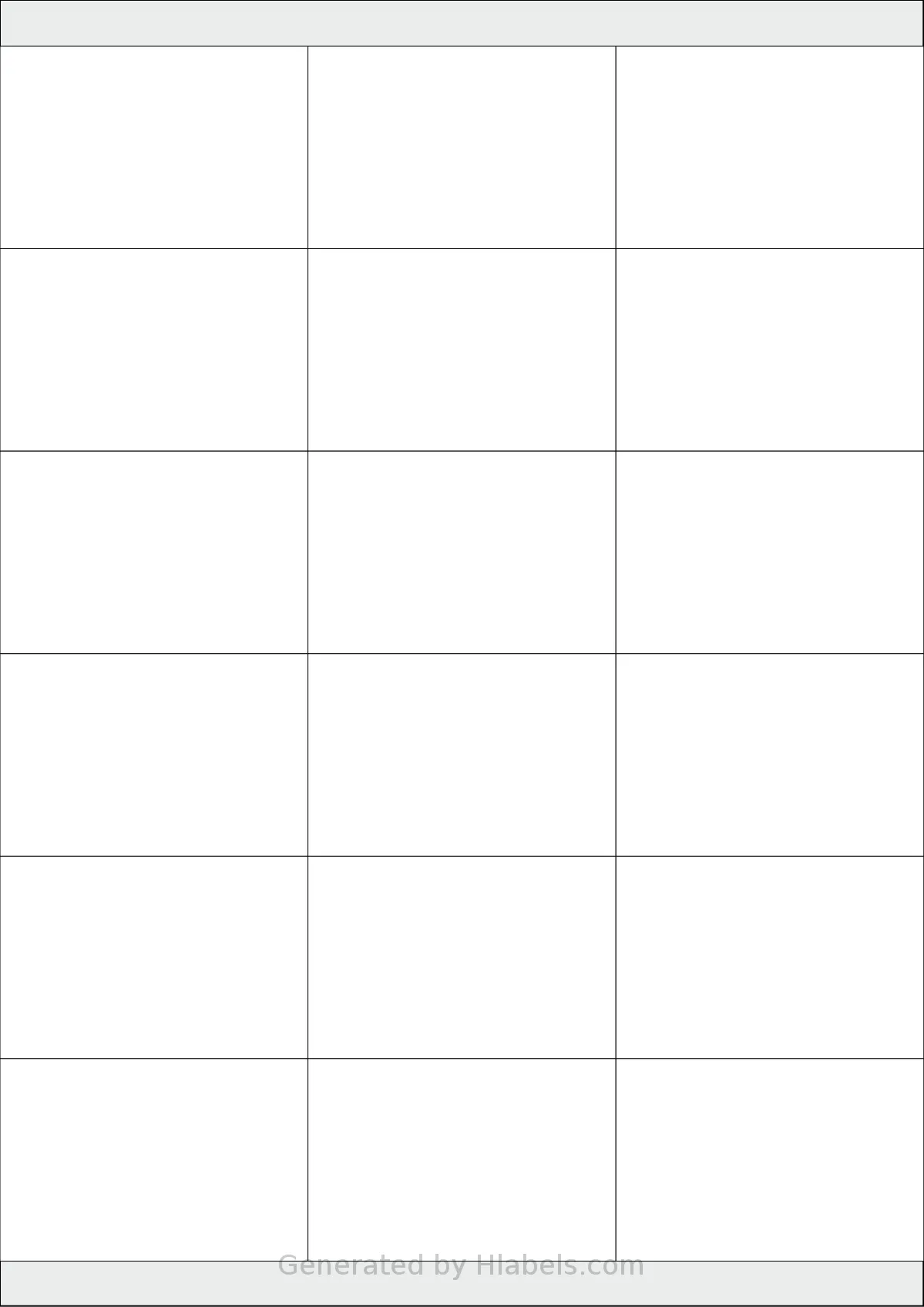 Tanex® TW-2218 template with 18 rectangular 70 x 46 millimeter labels per sheet, on A4-size adhesive blank label sheets.
