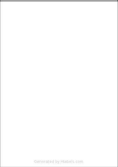 Tanex® TW-2294 template with 1 rectangular 210 x 294.8 millimeter labels per sheet, on A4-size adhesive blank label sheets.