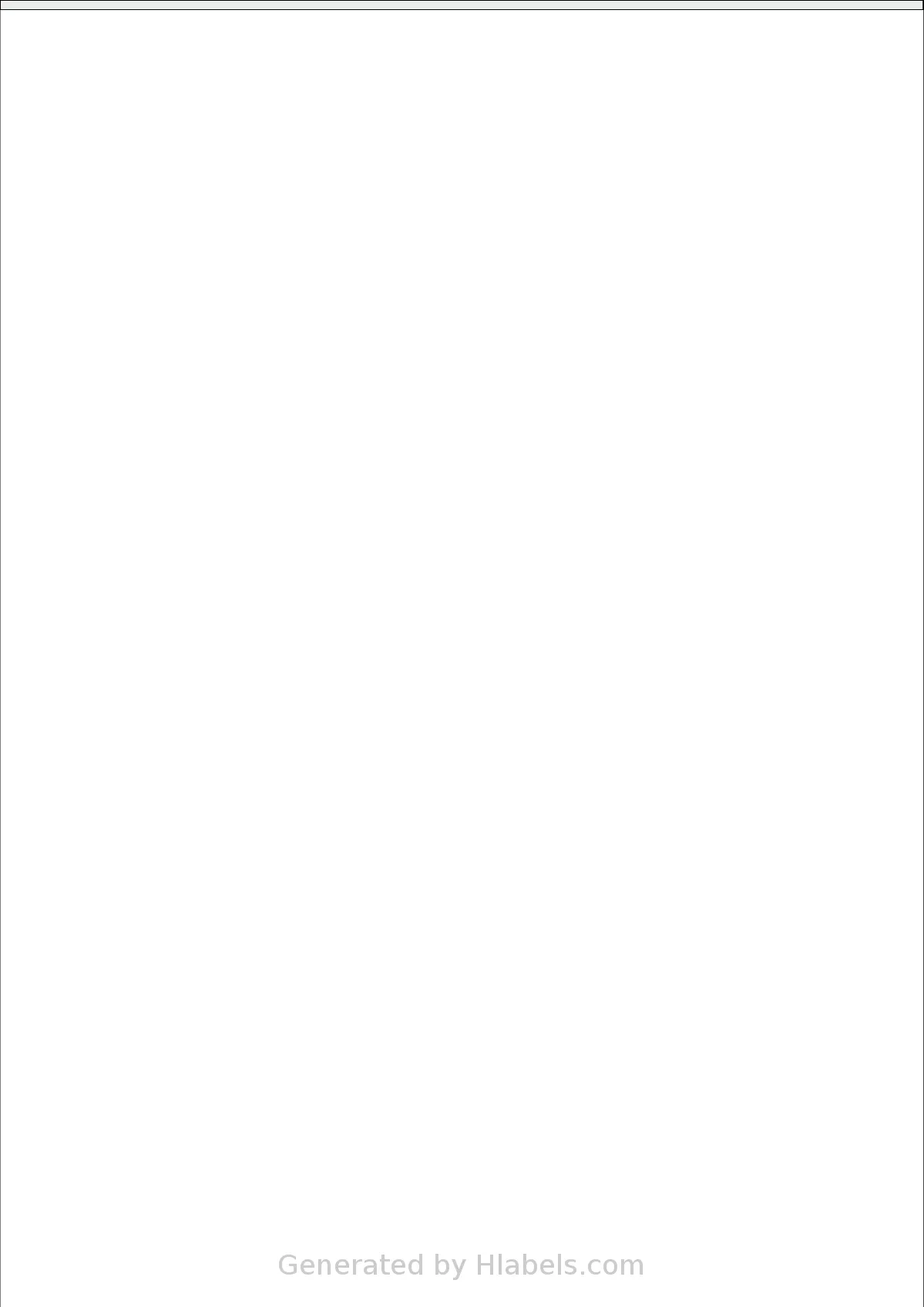 Tanex® TW-2294 template with 1 rectangular 210 x 294.8 millimeter labels per sheet, on A4-size adhesive blank label sheets.