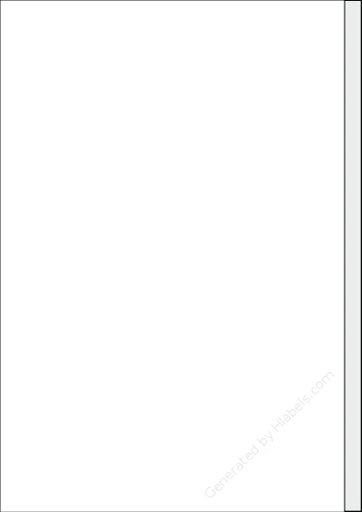 TopstickLabels® Topstick-8719 template with 1 rectangular 200 x 297 millimeter labels per sheet, on A4-size adhesive blank label sheets.
