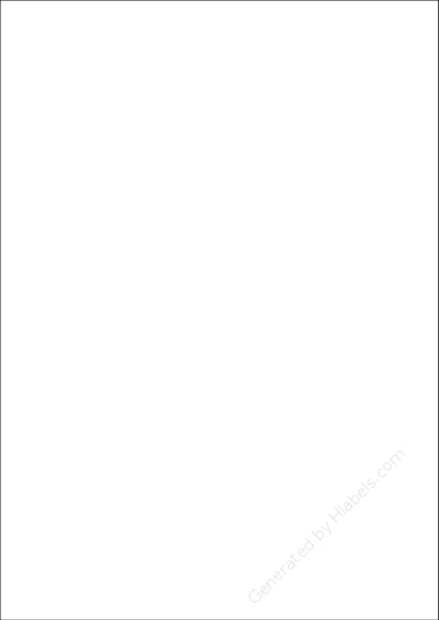 TopstickLabels® Topstick-8720 template with 1 rectangular 210 x 297 millimeter labels per sheet, on A4-size adhesive blank label sheets.