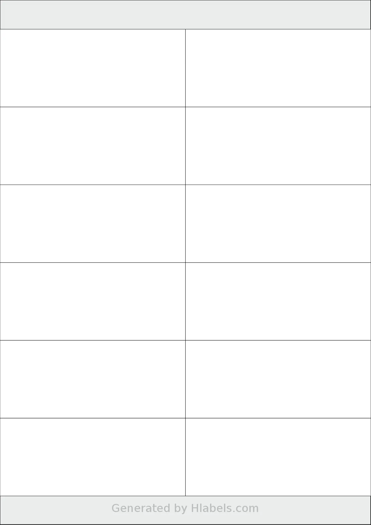 Xerox® 003R97405 template with 12 rectangular 105 x 44 millimeter labels per sheet, on A4-size adhesive blank label sheets.