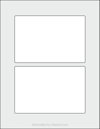 Avery Presta® 94278 Template Avery Presta® 94278 template with 2 rectangular 6 x 4 inch labels per sheet, on Letter-size adhesive blank label sheets.