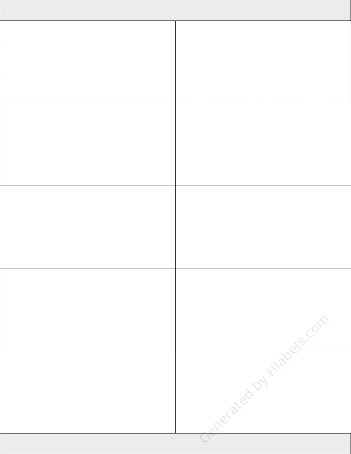 BusinessSource® BSN26132 template with 10 rectangular 4.25 x 2 inch labels per sheet, on Letter-size adhesive blank label sheets.