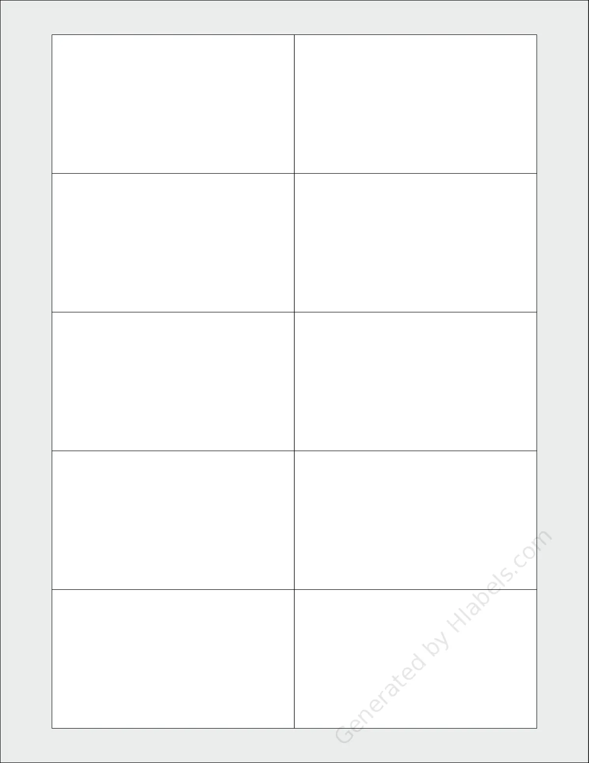 LabelOutfitters® 600067 template with 10 rectangular 3.5 x 2 inch labels per sheet, on Letter-size adhesive blank label sheets.
