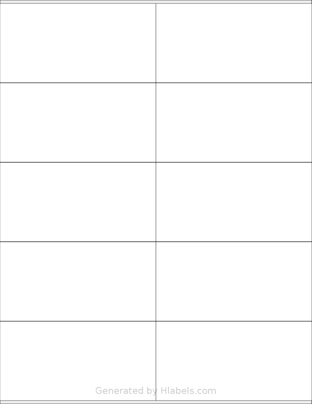 Labelsbythesheet® 0802 template with 10 rectangular 4.25 x 2.1563 inch labels per sheet, on Letter-size adhesive blank label sheets.