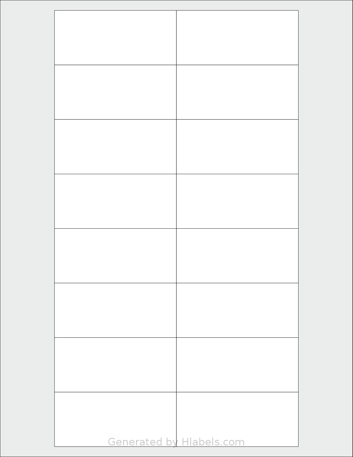 Magnatag® CD133 template with 16 rectangular 2.9375 x 1.3125 inch labels per sheet, on Letter-size adhesive blank label sheets.