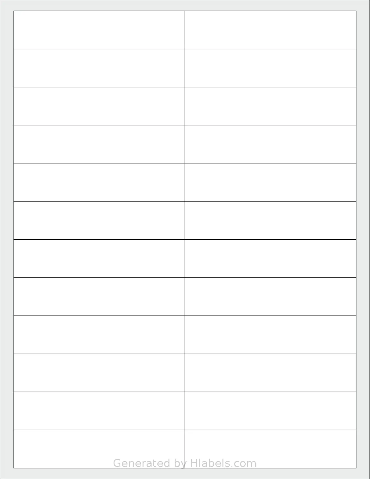 Magnatag® CD14 template with 24 rectangular 3.9375 x 0.875 inch labels per sheet, on Letter-size adhesive blank label sheets.