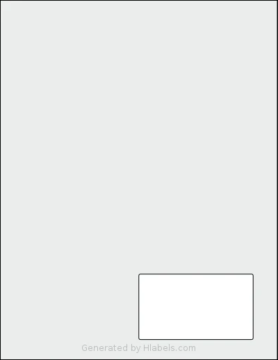 NextDayLabels® NDL-1401 Template NextDayLabels® NDL-1401 template with 1 rectangular 3.5 x 2 inch labels per sheet, on Letter-size adhesive blank label sheets.