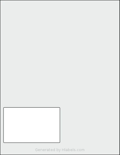 NextDayLabels® NDL-1507 Template NextDayLabels® NDL-1507 template with 1 rectangular 4 x 2.5 inch labels per sheet, on Letter-size adhesive blank label sheets.