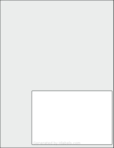 NextDayLabels® NDL-1602 Template NextDayLabels® NDL-1602 template with 1 rectangular 6 x 4 inch labels per sheet, on Letter-size adhesive blank label sheets.