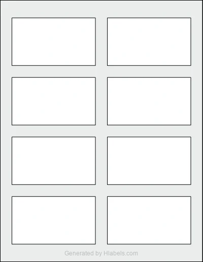 OnlineLabels® OL3072 Template OnlineLabels® OL3072 template with 8 rectangular 3.5 x 2 inch labels per sheet, on Letter-size adhesive blank label sheets.