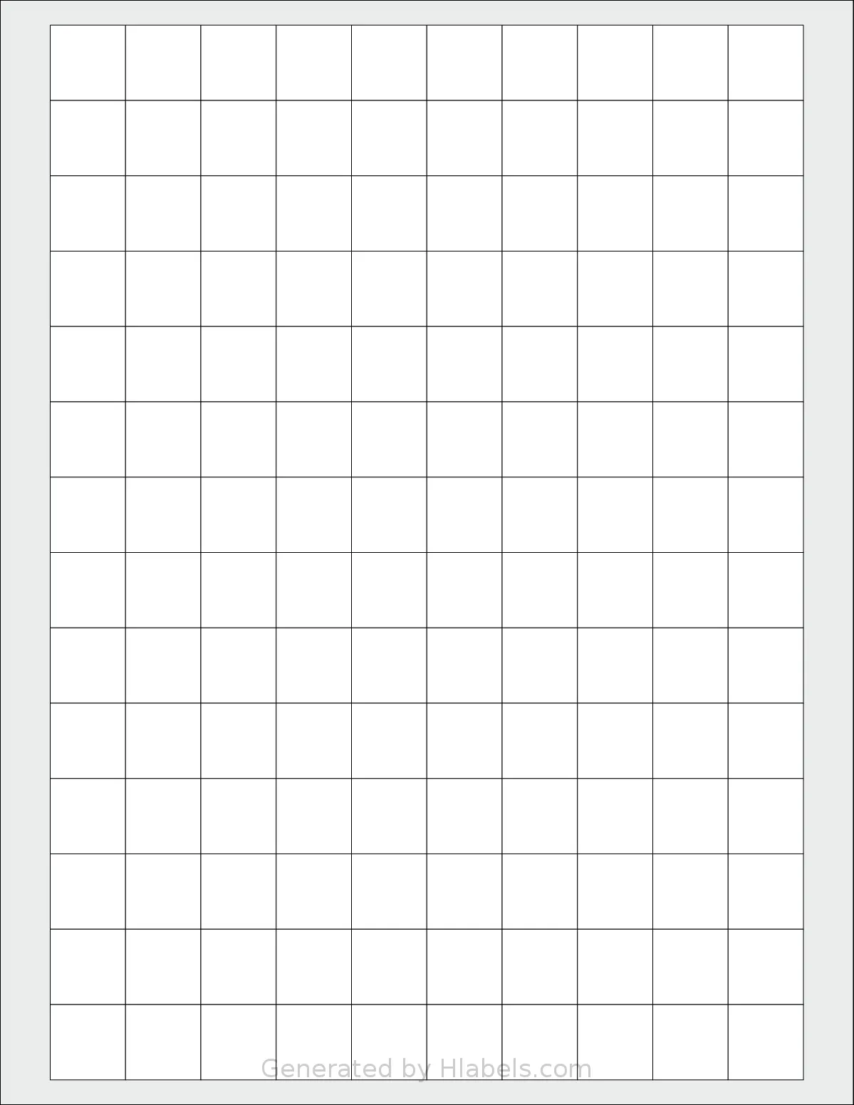 SmithCorona® S184W template with 140 square 0.75 x 0.75 inch labels per sheet, on Letter-size adhesive blank label sheets.