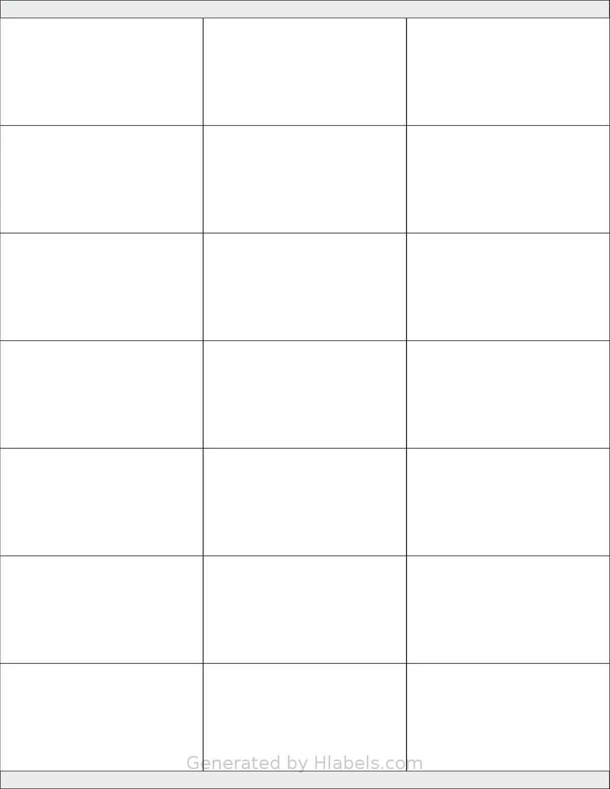 SmithCorona® S325W template with 21 rectangular 2.83 x 1.5 inch labels per sheet, on Letter-size adhesive blank label sheets.