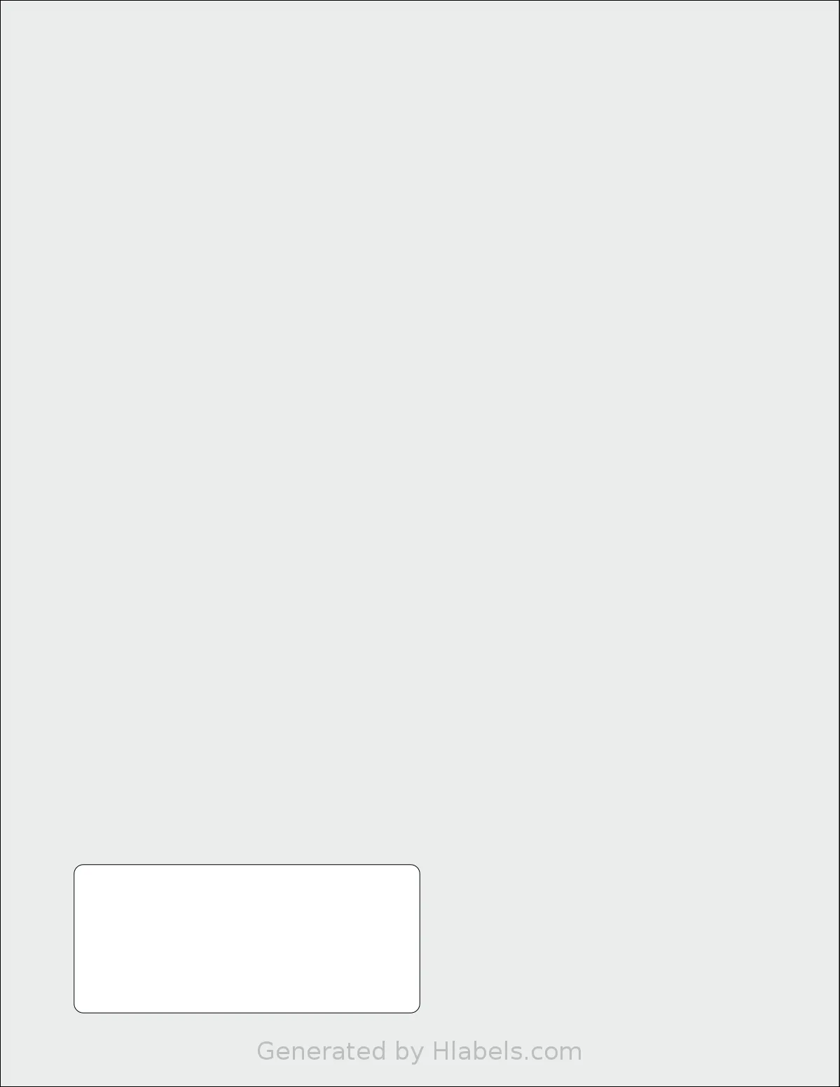 SmithCorona® S904AA template with 1 rectangular 3.5 x 1.5 inch labels per sheet, on Letter-size adhesive blank label sheets.